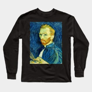 Self-Portrait, 1889 by Vincent Willem van Gogh Long Sleeve T-Shirt